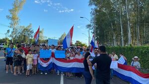 Cordillera sigue protestando en defensa del Acuífero Caacupé