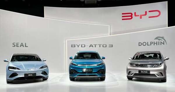 La Nación / BYD desplazó a Tesla en liderazgo del mercado de autos eléctricos