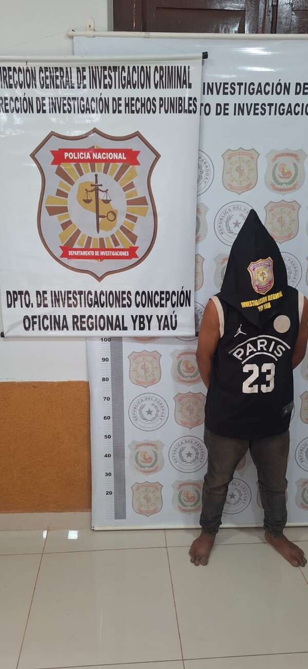 Yby Yaú: detienen a joven que portaba un arma blanca y 106 dosis de crack  - Policiales - ABC Color