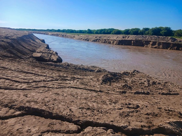 El río Pilcomayo ingresa al Chaco y alivia la sequía