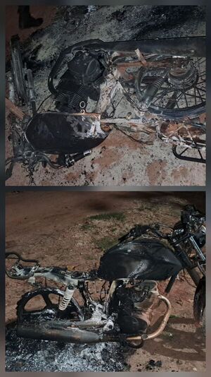 Incendian dos motocicletas tras gresca entre jóvenes en Concepción - Concepción al Día