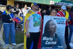 Venezolanos en Florida celebran caída de Maduro