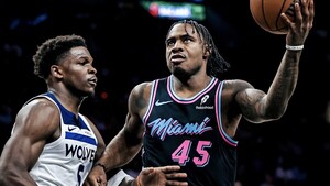 La racha de los Heat se topa con Anthony Edwards