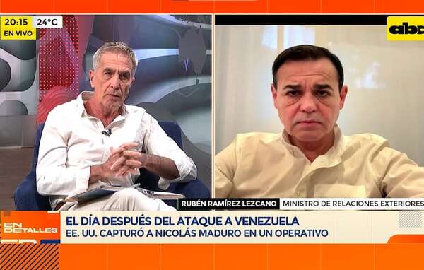 Presidente es González Urrutia, pero la interlocutora sería Delcy, dice canciller - Política - ABC Color