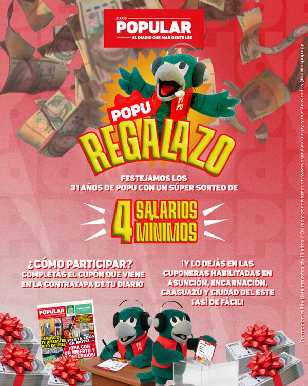 Popular / ¡Popu regala 4 sueldos mínimos a lectores!