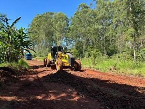 Municipalidad de Cambyretá intensifica trabajos de mejoramiento de caminos