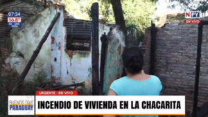 Incendio en La Chacarita: Vecinos denuncian que siniestro fue provocado por un adicto