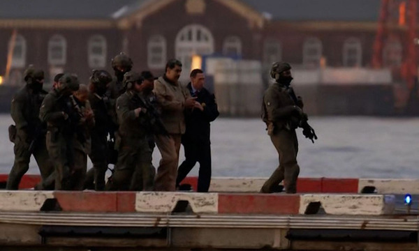 Con fuerte custodia Maduro es trasladado hasta al tribunal federal de Nueva York - OviedoPress