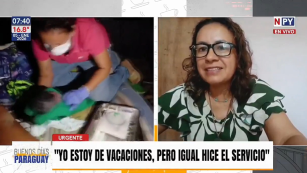 ¡Heroica labor en el Chaco! Enfermera asiste parto sobre la carrocería de una camioneta