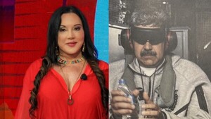 Zuni Castiñeira no pudo viajar y le trozó a Nicolás Maduro