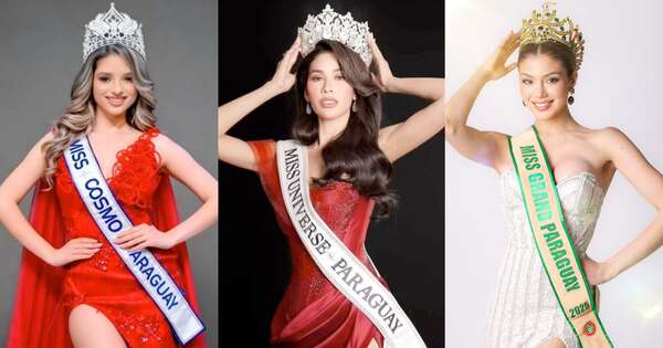 La Nación / Bellezas del 2025: las mejores reinas paraguayas, según voto popular