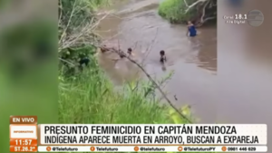 Presunto feminicidio en Capitán Mendoza