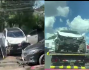 Violento choque en Asunción deja una mujer herida y denuncia por falta de asistencia