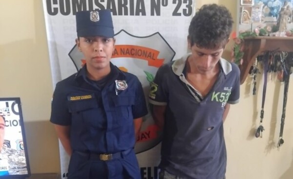 Detienen a joven tras hurtar caño de cobre de aire acondicionado 
