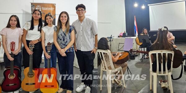 ALUMNAS DE LA ESCUELA DE GUITARRA DE CARMEN DEL PNÁ PARTICIPARON DE UN MASTERCLASS 