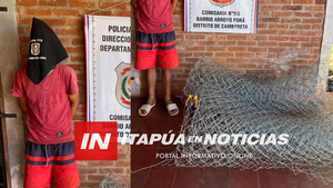 APREHENDEN A JOVEN Y RECUPERAN TEJIDO HURTADO EN CAMBYRETÁ