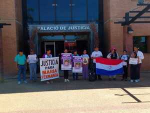 Caso María Fernanda: Exigen pena máxima para el autor