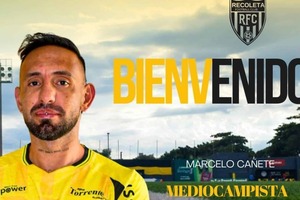 Marcelo Cañete se suma a Recoleta para la Sudamericana