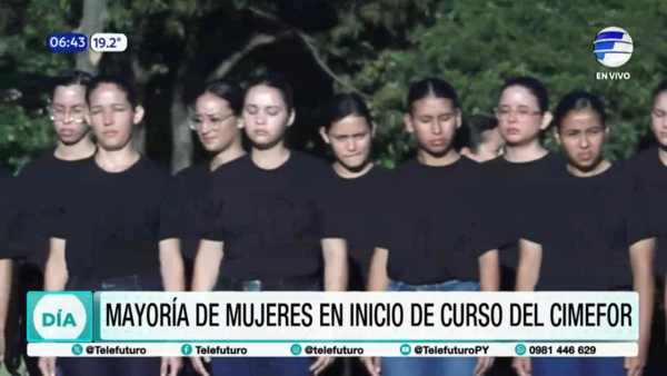 "Servir a mi patria y seguir el legado familiar": mayoría de mujeres en inicio de curso del CIMEFOR