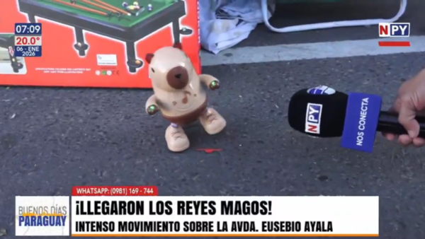 ¡Éxitoso operativo de Reyes! Aumentaron las ventas y el “capibara” es la sensación 2026