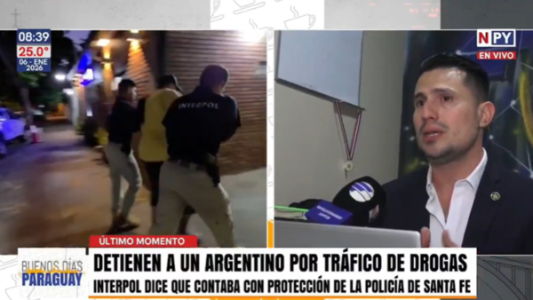 Detienen a prófugo argentino vinculado al narcotráfico y a "redes de corrupción policial"