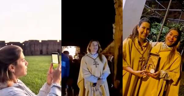 La Nación / Priscila Fantin quedó fascinada con las Misiones Jesuíticas de Itapúa y lo compartió con millones