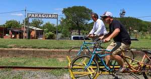 La Nación / Paraguarí inaugura el primer pórtico de la futura bicisenda más extensa del país