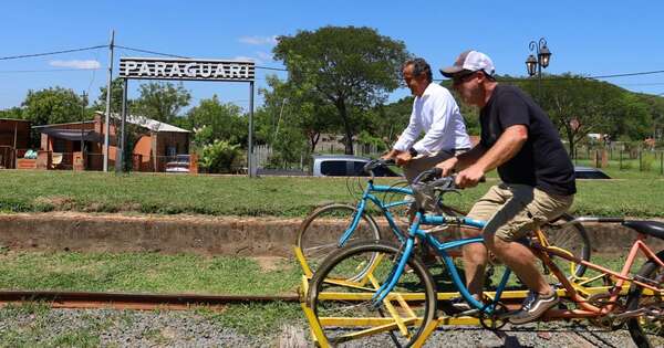 La Nación / Paraguarí inaugura el primer pórtico de la futura bicisenda más extensa del país