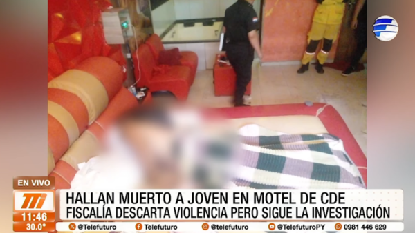 Hallan muerto a joven en motel de Ciudad del Este