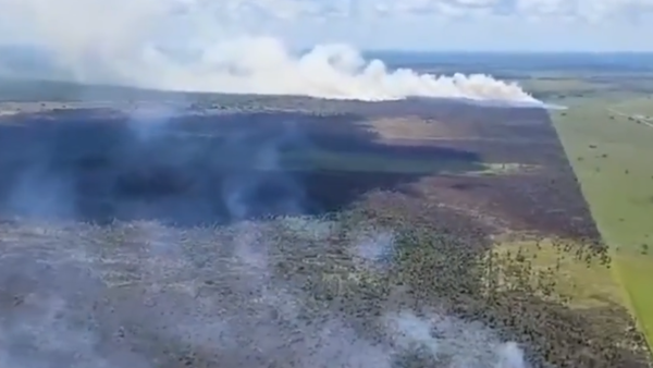 Incendio en zona de Chaco’i moviliza a contingente de bomberos