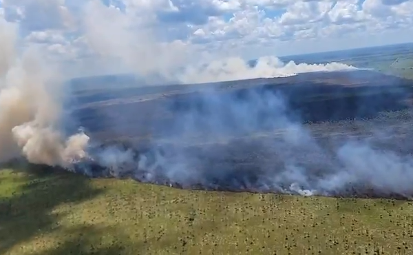 Incendio en Chaco’i en zona de propiedad que sería de los Vaesken