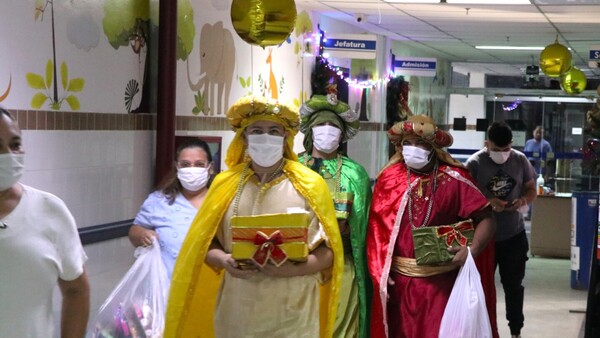 La magia de los Reyes llevó sonrisas a los hospitales y hogares de niños