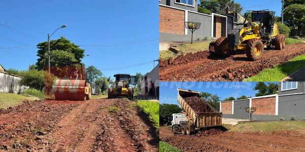 MUNICIPALIDAD DE CAMBYRETÁ CONTINÚA CON TRABAJOS VIALES