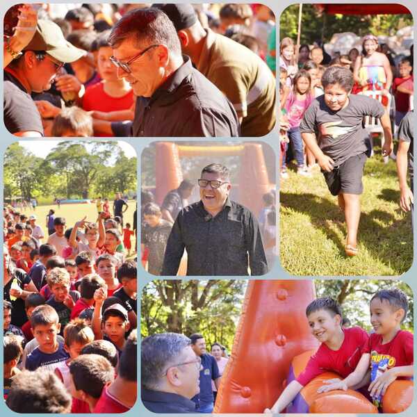 MUJICA COMPARTIÓ ALEGRÍA CON LOS NIÑOS EN EL DÍA DE REYES - Info Alto Parana