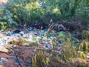 Vecinos del barrio Capilla del Monte reclaman limpieza urgente ante acumulación de basura y malezas » San Lorenzo PY