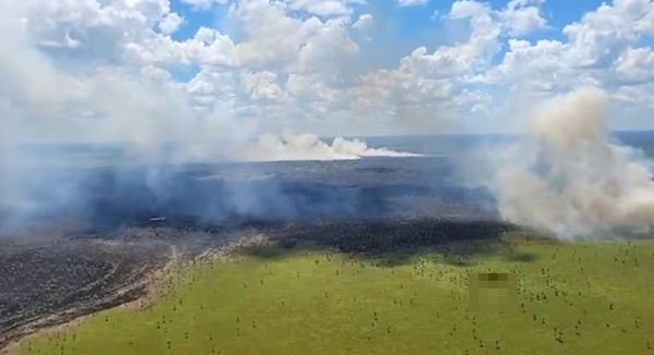 Incendio de gran magnitud en Chaco’i fue controlado tras intenso operativo aéreo - ADN Digital