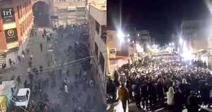 La Nación / El bazar de Teherán registró altercados entre manifestantes y policías