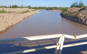 Río Pilcomayo llegó a General Díaz con importante caudal