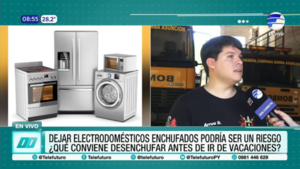 Bomberos alertan sobre riesgo de incendios por aparatos electrónicos conectados durante las vacaciones