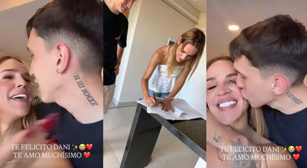 La Comadre, feliz por el logro de su novio: “Sos un hombre admirable”