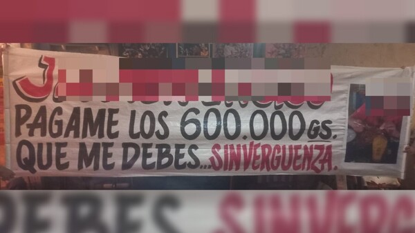 Comió cuatro huevos y mani ku’i con leche por día, no pagó y terminó escrachado en pasacalle