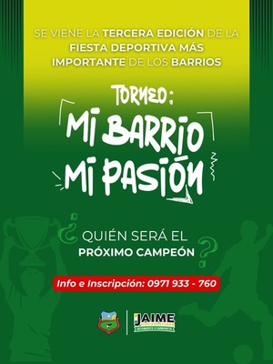 Se viene la gran fiesta del deporte barrial en Cambyreta