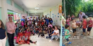 AGASAJO SOLIDARIO LLEVÓ ALEGRÍA A CIENTOS DE NIÑOS DE ENCARNACIÓN 