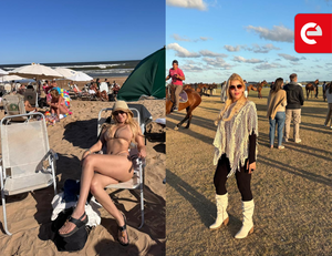 Karina Cardozo, invitada de honor en un exclusivo evento de polo en Punta del Este - Canal-E