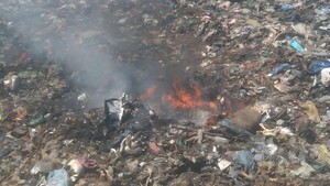 Se incendió el Vertedero Municipal de Concepción