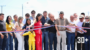 Peña inauguró obras de duplicación y rehabilitación de la ruta PY09 - trece