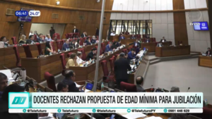 Docentes rechazan propuesta de edad mínima para jubilación