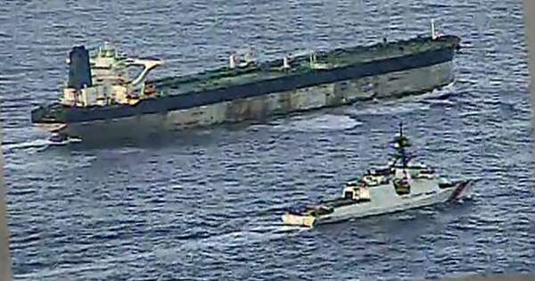 La Nación / Petrolero capturado por EE. UU. en el Atlántico es “apátrida”