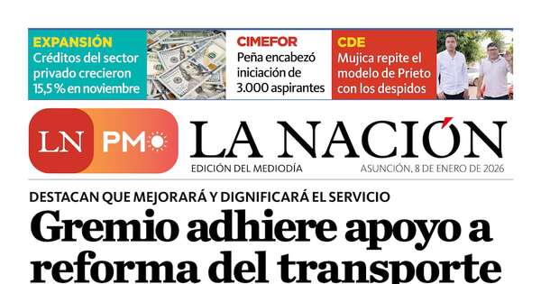 La Nación / LN PM: edición del 8 de enero