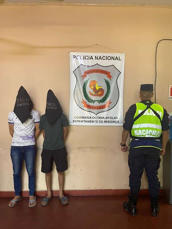 Aprehenden a dos personas por presunto intento de hurto en colegio de Ayolas - Nacionales - ABC Color